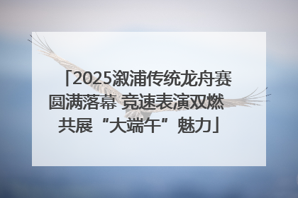 2025溆浦传统龙舟赛圆满落幕 竞速表演双燃 共展“大端午”魅力