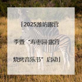 2025潍坊露营季暨“寿枣园·露营烧烤音乐节”启动