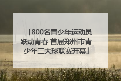 800名青少年运动员跃动青春 首届郑州市青少年三大球联赛开幕