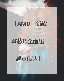 AMD：新款AI芯片全面超越英伟达