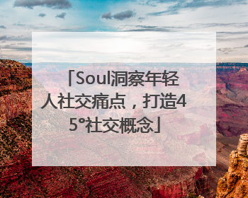 Soul洞察年轻人社交痛点，打造45°社交概念
